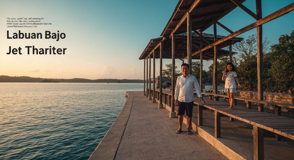 labuan bajo jet charter — Photorealistic editorial travel photograph relevant to: The exact-match authority and concierg