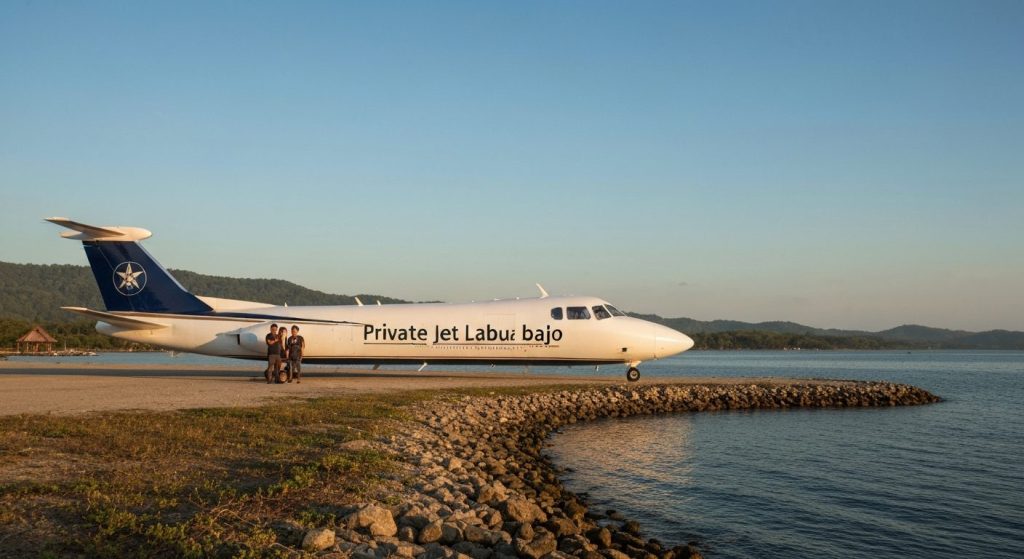 private jet charter labuan bajo — Photorealistic editorial travel photograph relevant to: The exact-match authority and